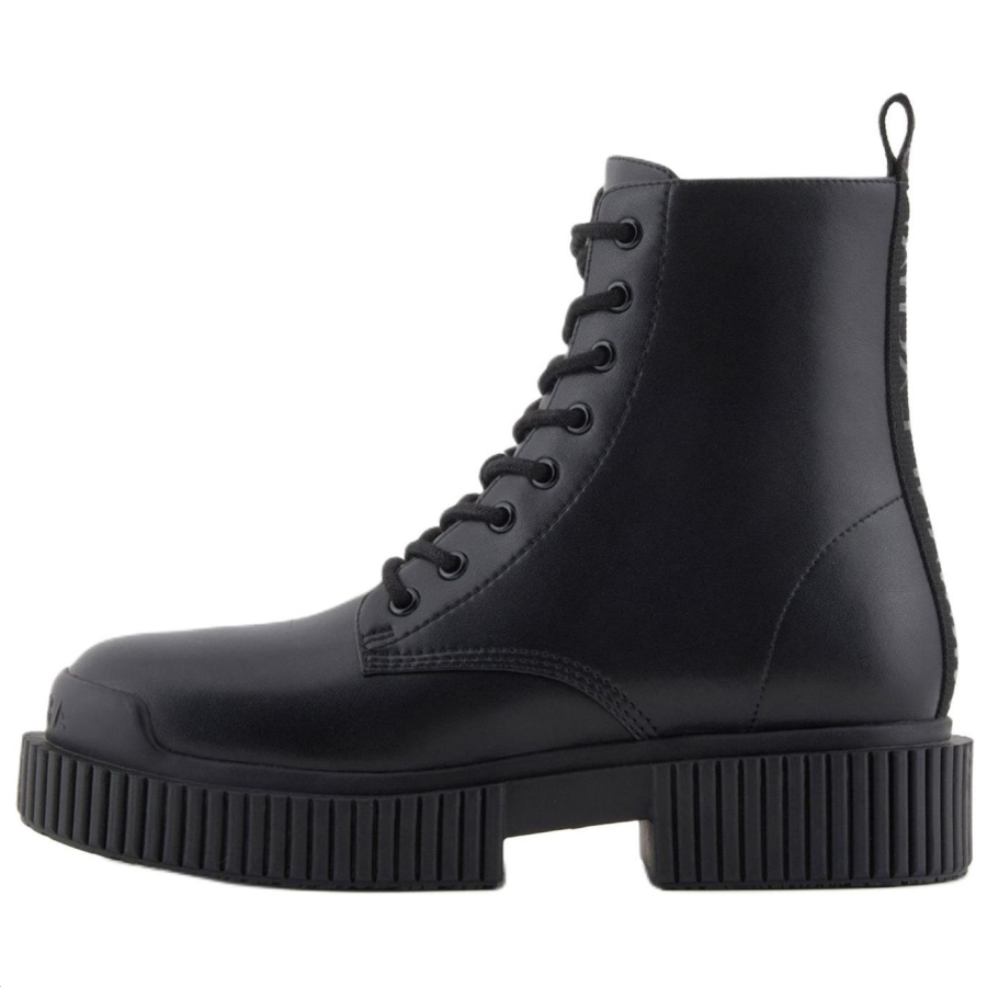 ARMANI EXCHANGE ARMANI EXCHANGEAE Fabric Ankle Boots Women's Black
