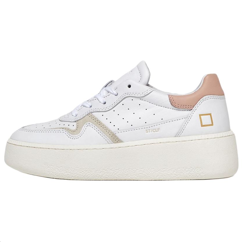 D.A.T.E. D.A.T.E Leather Low top Skateboard Shoes Women's White