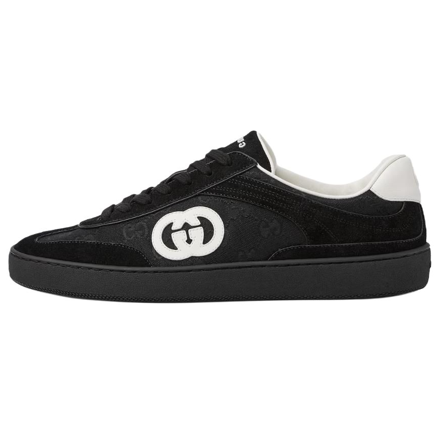 GUCCI Gucci monogram lace-up sneakers