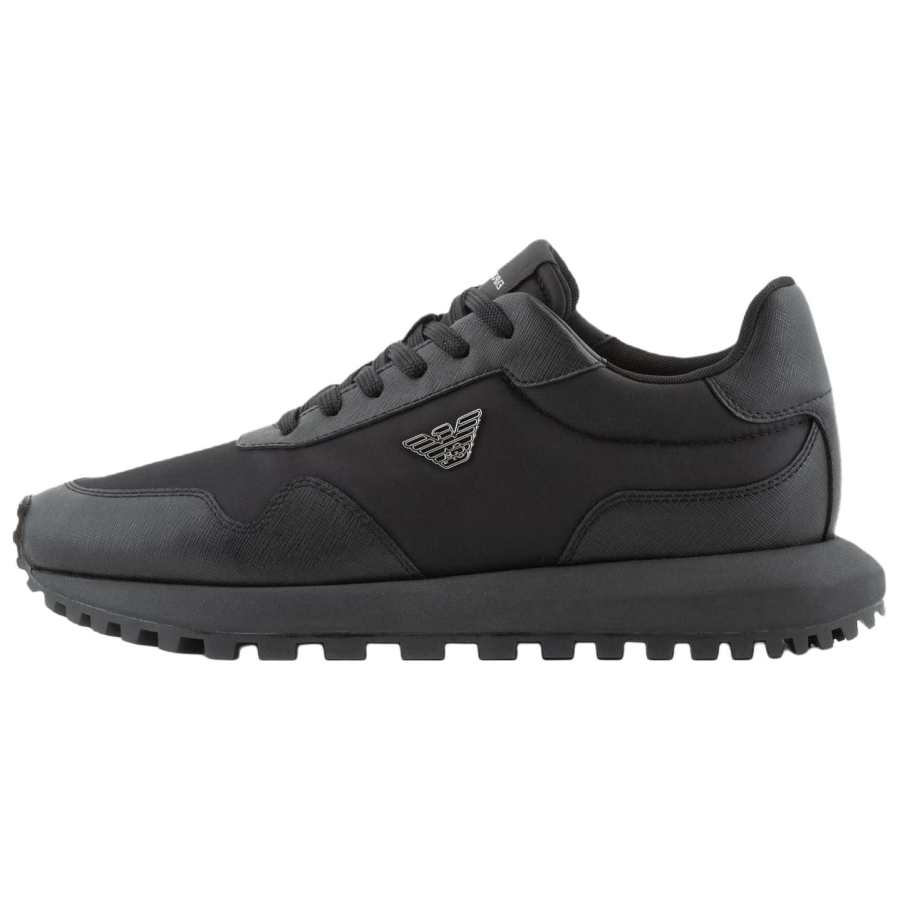 EMPORIO ARMANI Low top Casual Shoes Men's Black