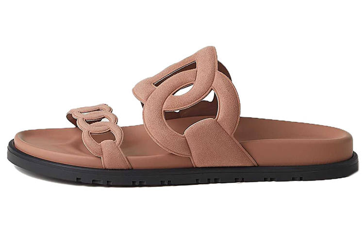 HERMES HERMES Extra Slide Slippers Women's Pink