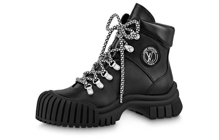 LOUIS VUITTON LOUIS VUITTON Lv Ruby Flat Ranger Boots 'Black' Women's
