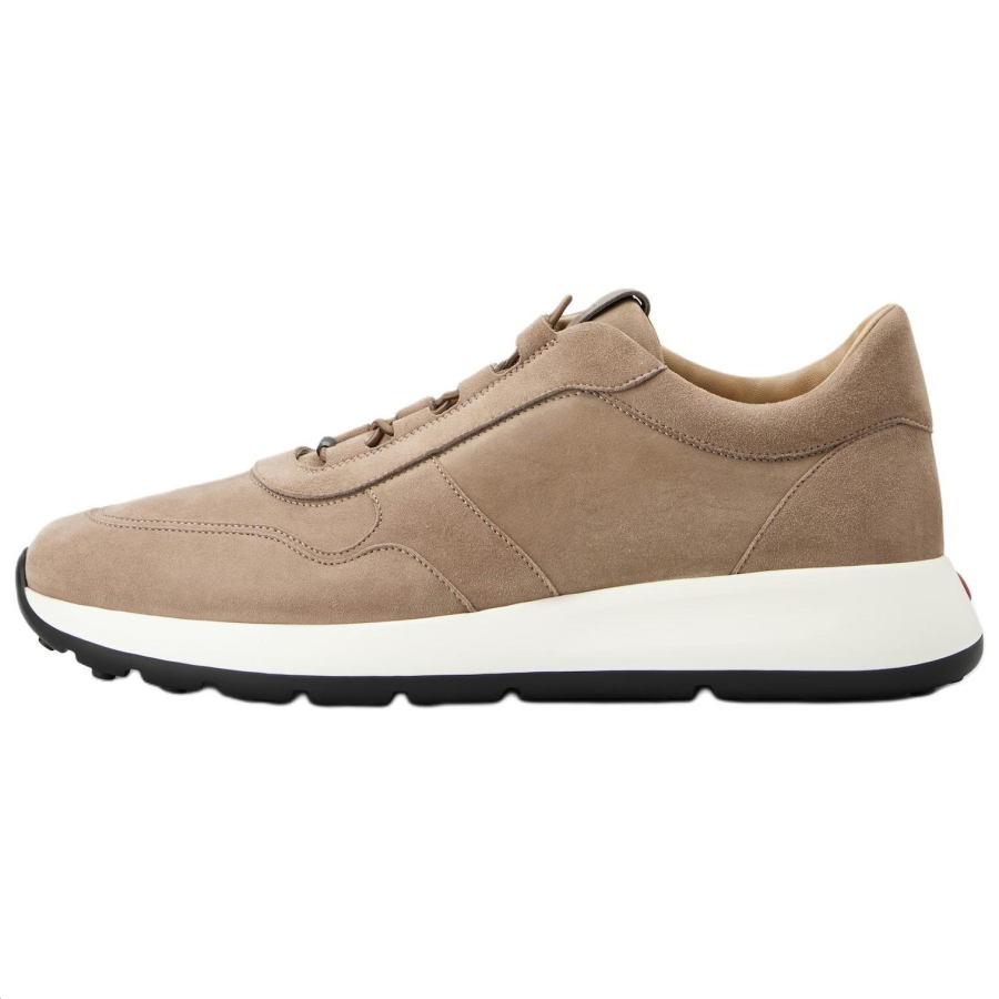 TOD'S Red Dot Low top Casual Shoes Men's Beige Yellow