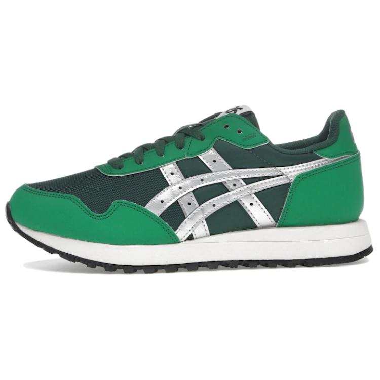 ASICS Tiger Runner II Running Shoes Women's Green Silver