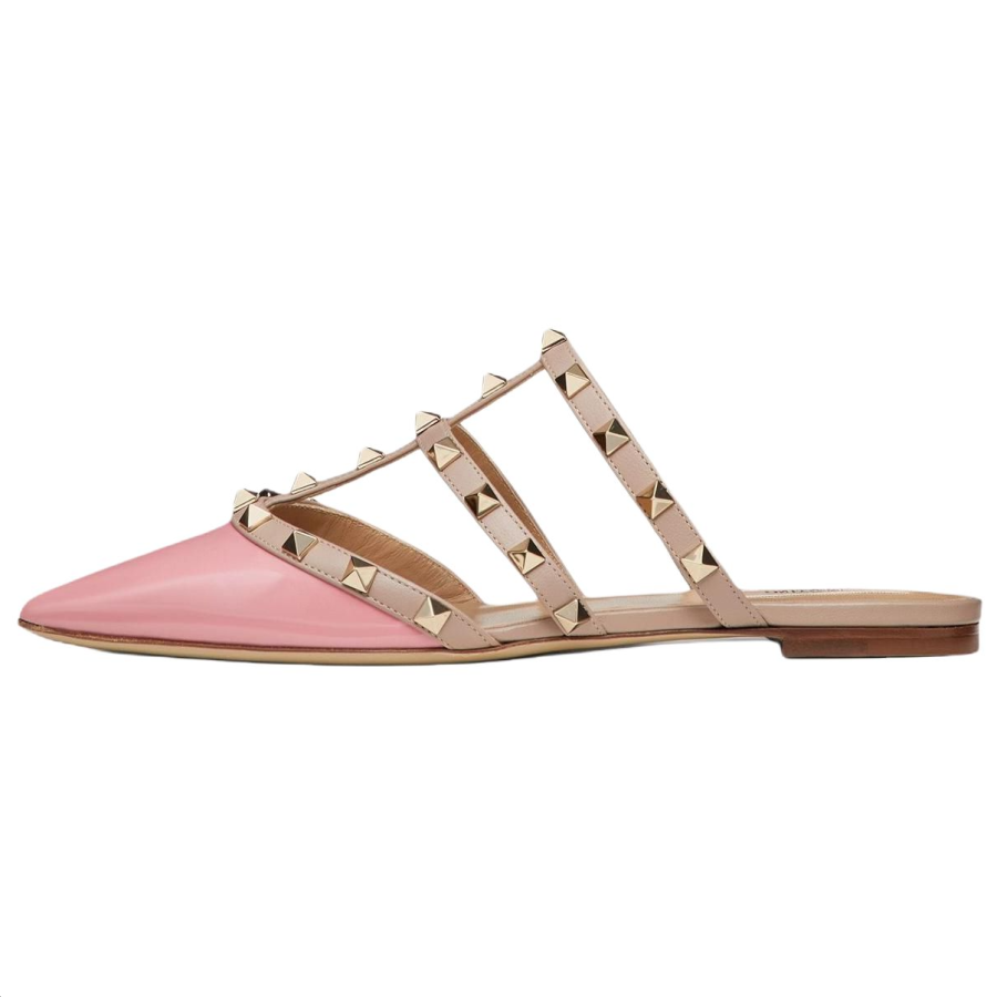 Valentino Valentino Garavani Rockstud Patent Leather Mules