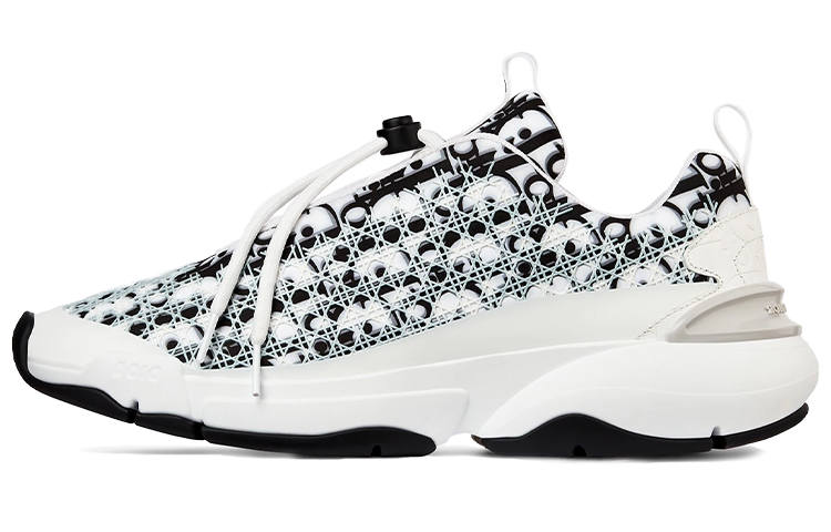 DIOR DIOR B24 Oblique Cannage Motif White