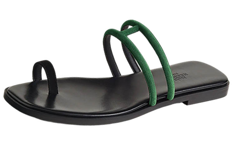 HERMES HERMES Flip Flops Women's Black