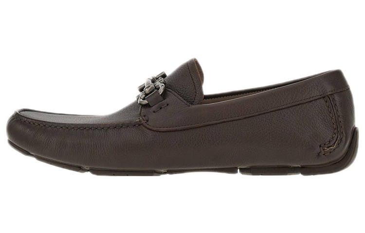 FERRAGAMO Gancini Horse-bit Driver Loafers