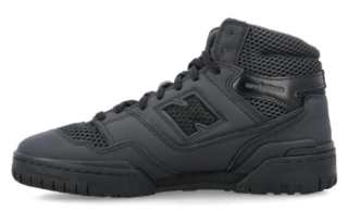 JUNYA WATANABE Leather High top Skateboard Shoes Men's Black