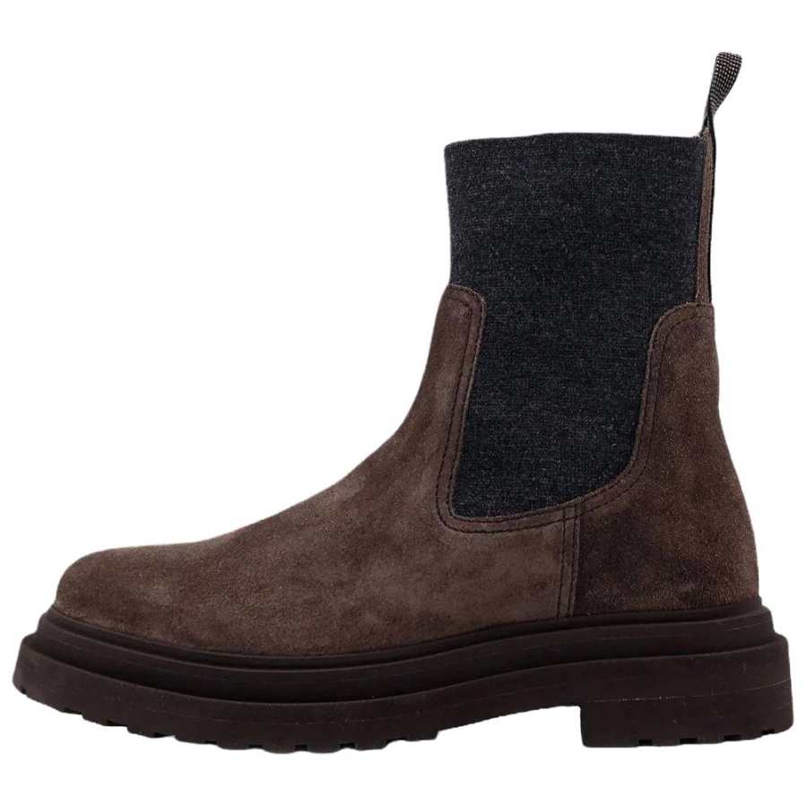 Brunello Cucinelli suede Chelsea boots Women's
