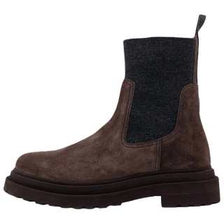 Brunello Cucinelli suede Chelsea boots Women's