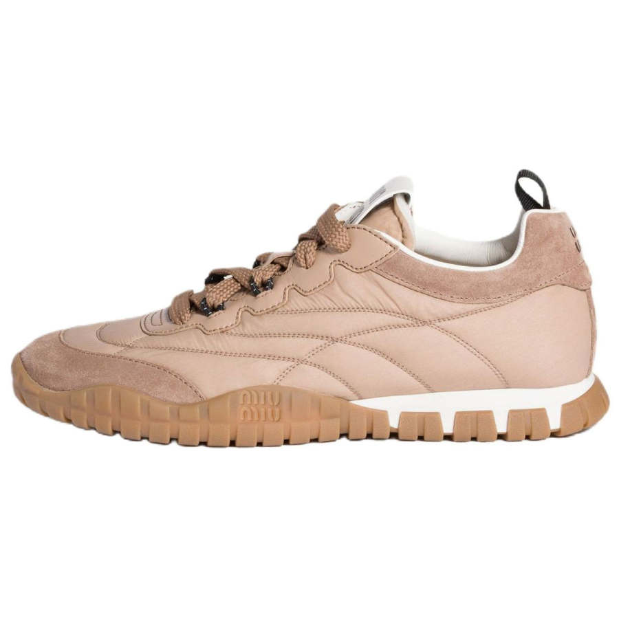 MIU MIU Tyre Low top Casual Shoes Women's Deep Rose