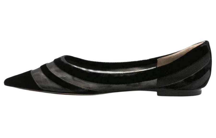 Jimmy Choo Love Tulle-trim Ballerina Shoes