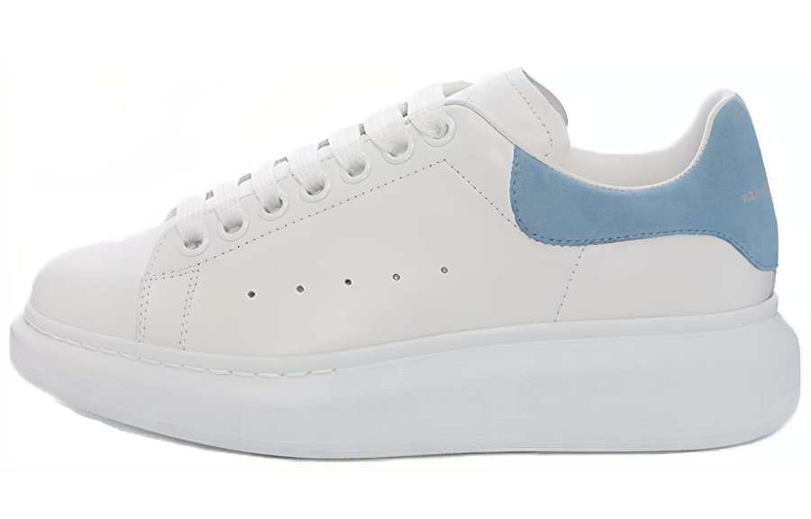 Alexander McQueen Oversized Sneaker 'White Dream Blue Suede' Women's