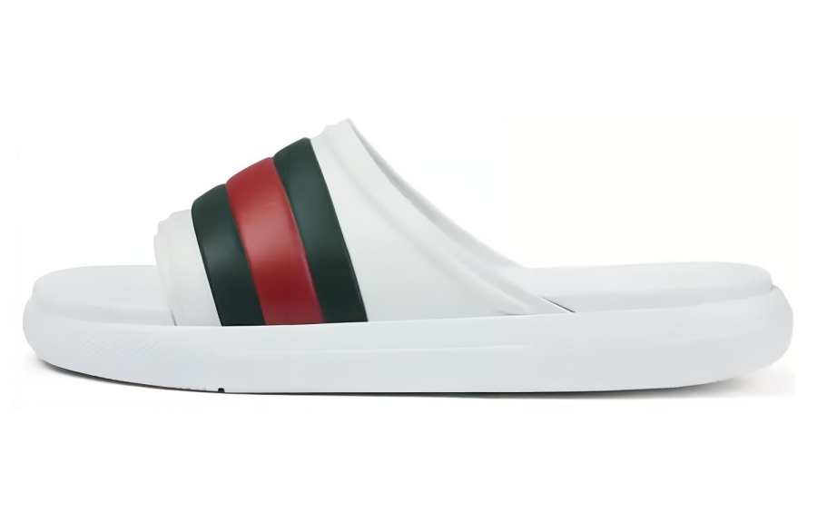 GUCCI Gucci Web Slide Sandal 'White Green Red'