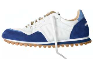 SPALWART Lace Up Cushioning Low top Sports Casual Shoes Unisex White Blue