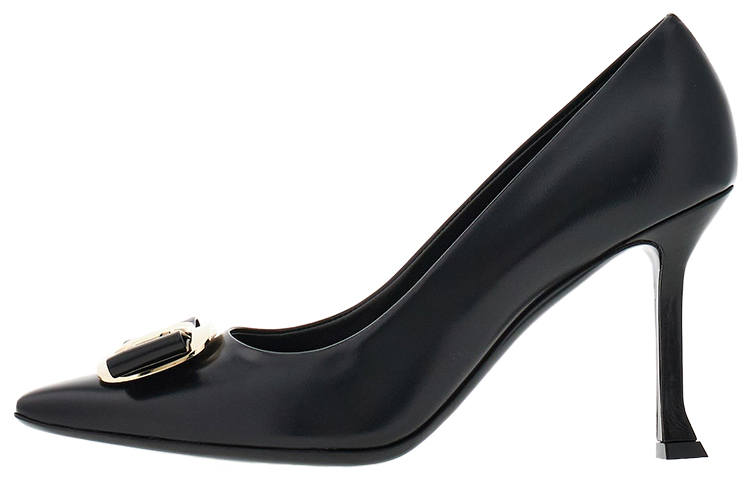 Ferragamo FERRAGAMO New Vara 85mm Leather Pumps