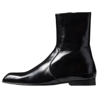KHAITE Colt Ankle Boots 1.2cm Women's Black