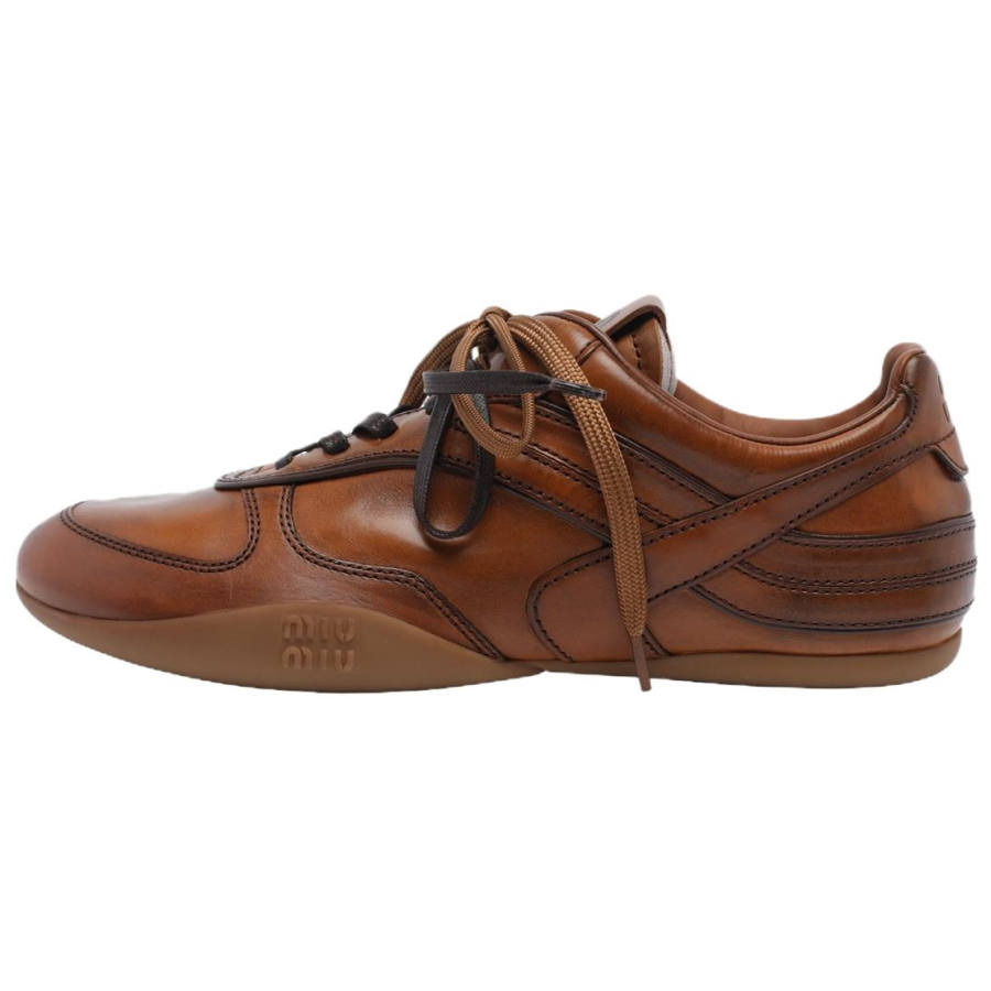 MIU MIU Low top Casual Shoes Women's Brown