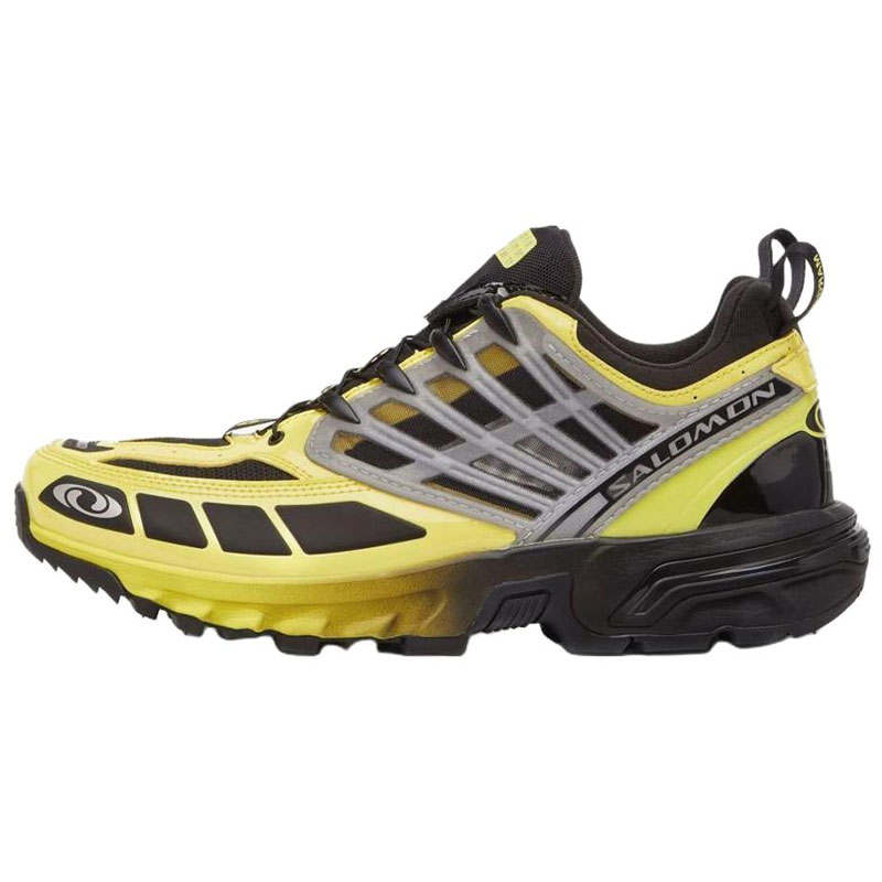 MM6 Maison Margiela x SALOMON Low top Casual Shoes Women's Black Yellow
