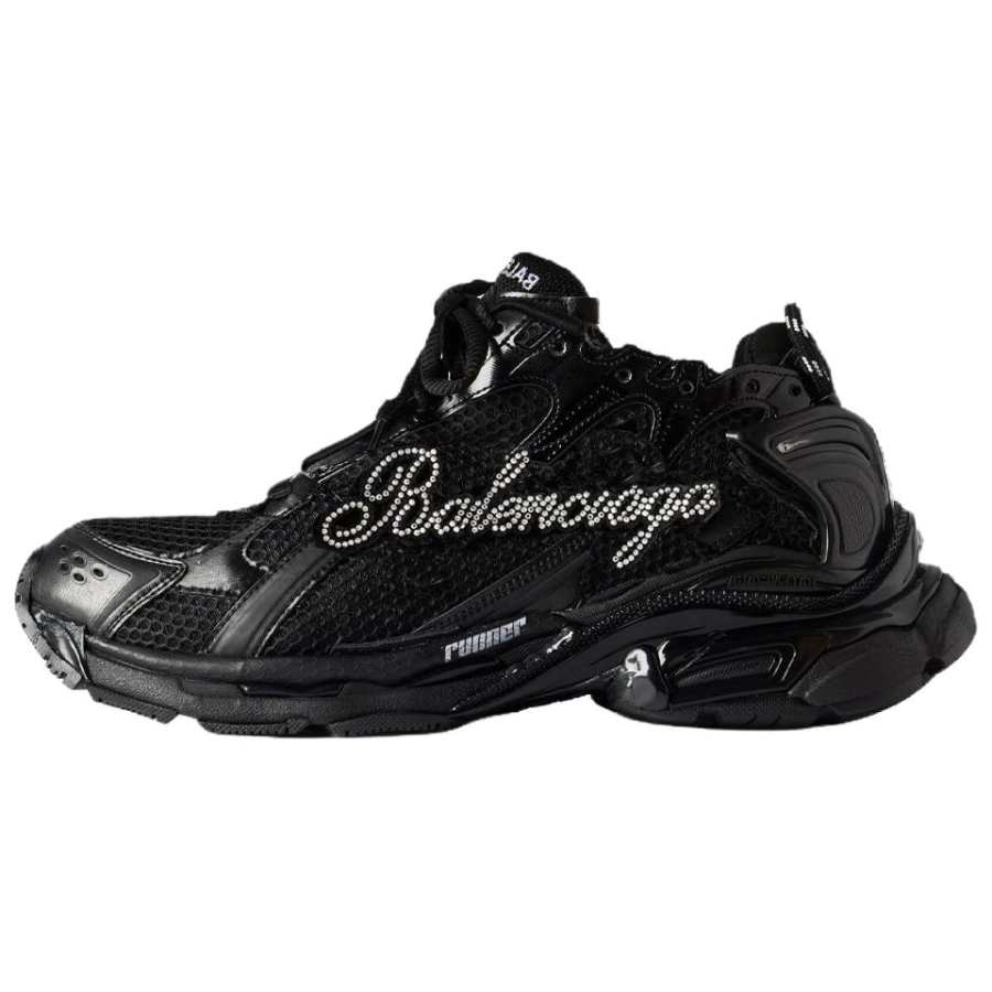 Balenciaga Runner Low top Chunky Sneakers Men's Black