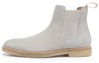 MASCAL Short Chelsea Boots Men's Ecru