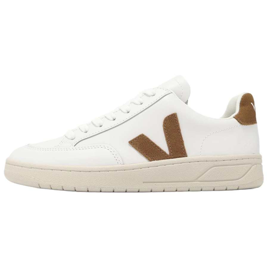 VEJA V 12 Leather 'White Camel' Women's