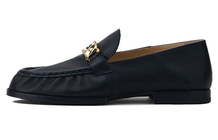 TOD'S Leather Casual Shoes Women's Black
