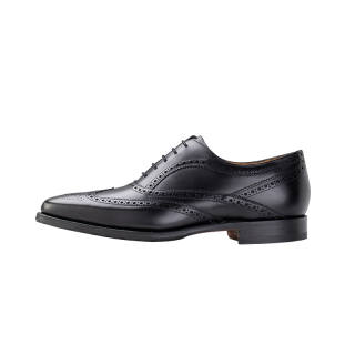 BARKER Turing Top Grain Cow Leather Men's Casual Shoes Men's Black