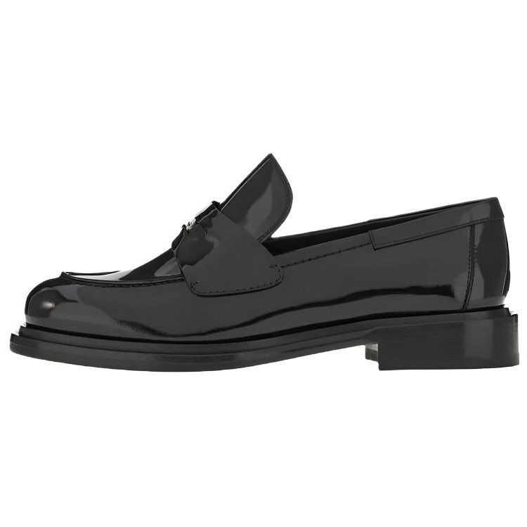 Ferragamo FERRAGAMO Leather Loafers Women's Black