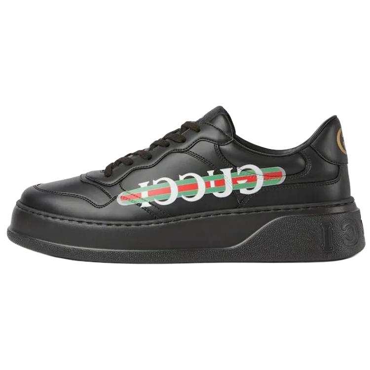 GUCCI Low top Skateboard Shoes Men's Black