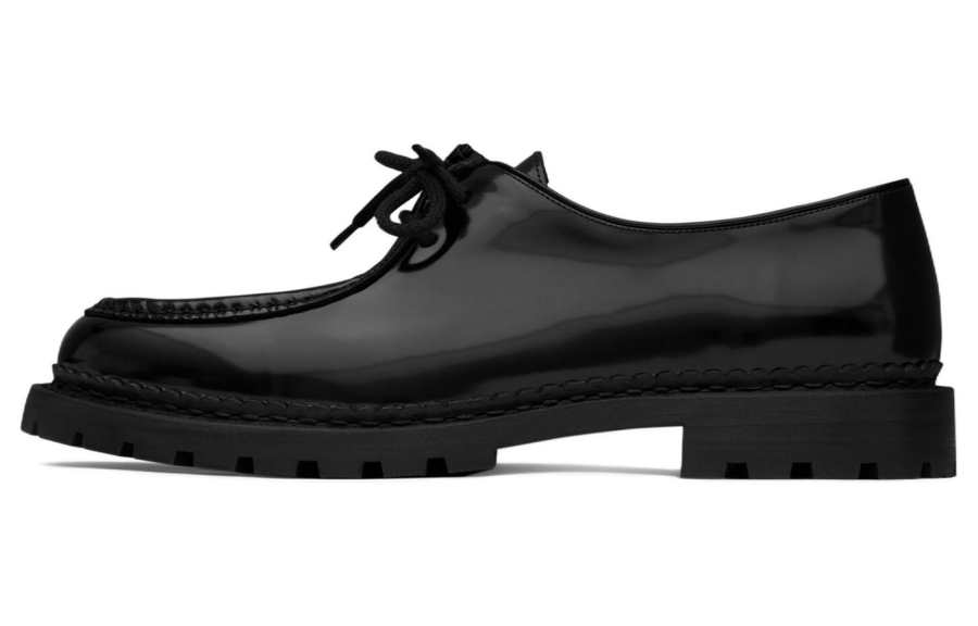 SAINT LAURENT Saint Laurent Marbeuf leather derby shoes