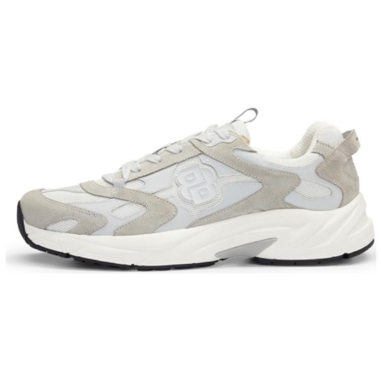 HUGO BOSS Casual Shoes Men's Gray & Skin