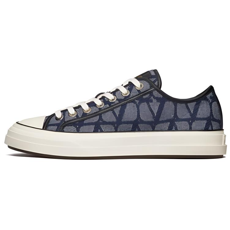 Valentino Toile Iconographe Totaloop Lace Up Sneakers