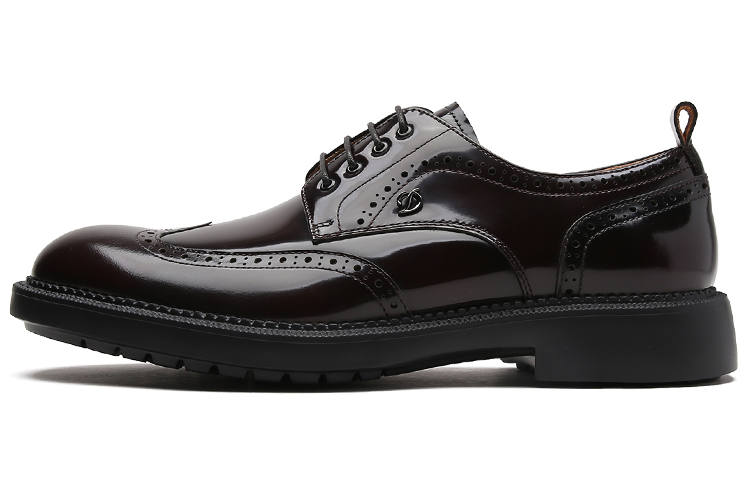 S.T.Dupont S. T.DUPONT Cow Leather Dress Shoes Men's Burgundy