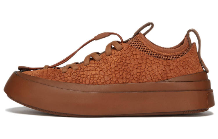 Ermenegildo Zegna Mr. Bailey x Ermenegildo Zegna Triple Stitch Stylish Skateboarding Shoes Men's Brown