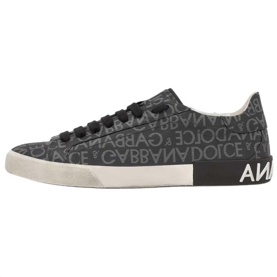 Dolce & Gabbana Portofino Vintage 'Repeat Logo - Black Grey'
