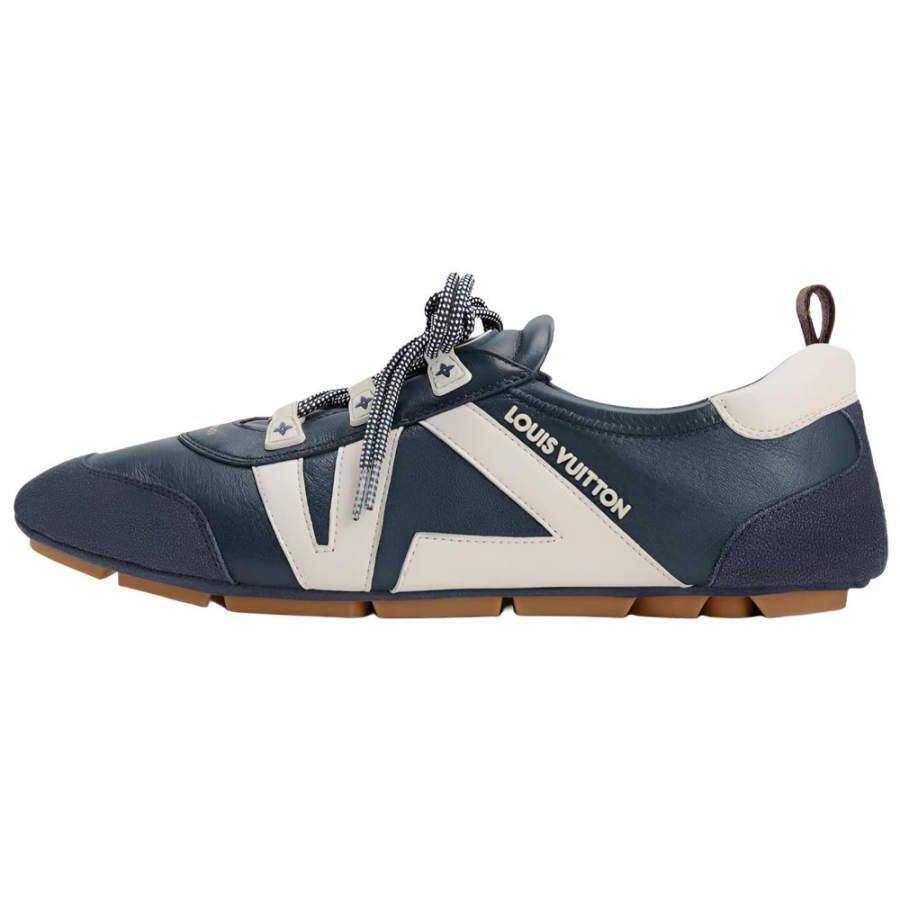 LOUIS VUITTON Sneakerina Low top Casual Shoes Women's Marine Blue