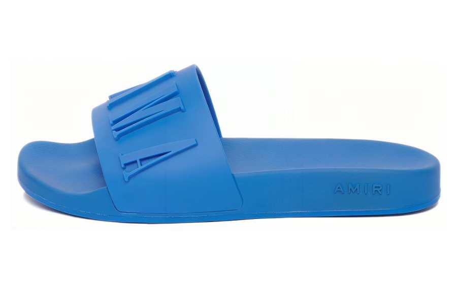 AMIRI AMIRI Logo Pool Slide 'Royal Blue'