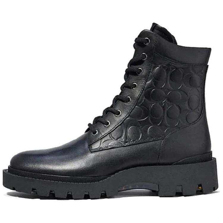 COACH COACH CitySole Leather Ankle Boots Men's Black