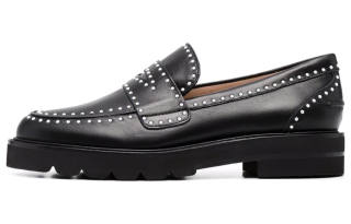 stuart weitzman Parker Pearl-embellished Loafers