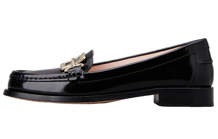 Roger Vivier Morsetto Patent Leather Casual Shoes Women's Black