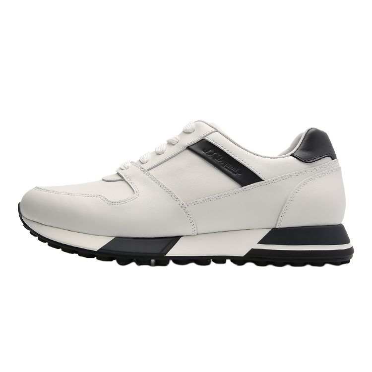 S.T.Dupont S. T.DUPONT Cow Leather Breathable Low top Casual Shoes Men's White