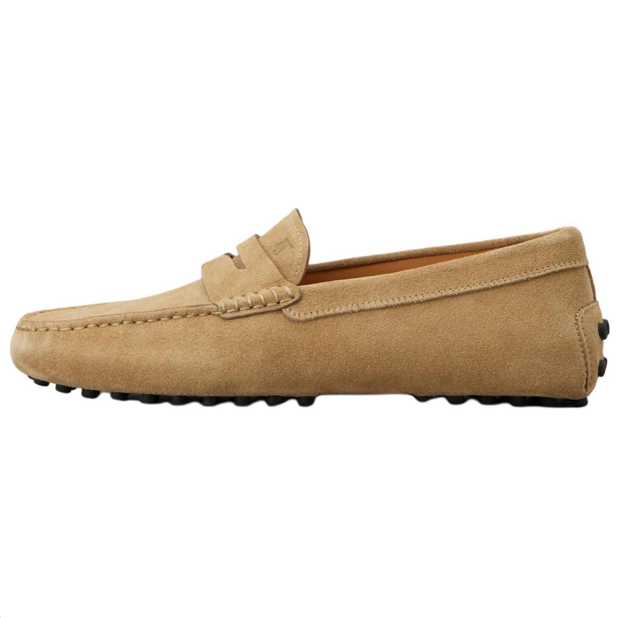 TOD'S Gommino Loafers Men's Beige Yellow