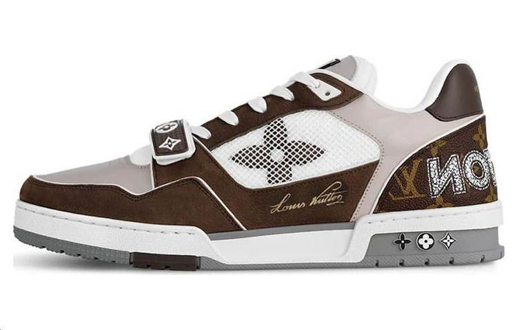 LOUIS VUITTON LOUIS VUITTON LV Trainer Brown Beige White