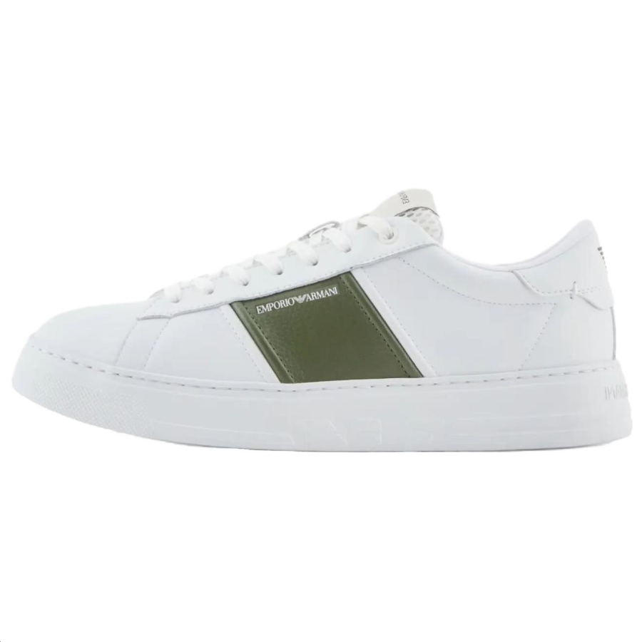 EMPORIO ARMANI Low top Skateboard Shoes Men's White