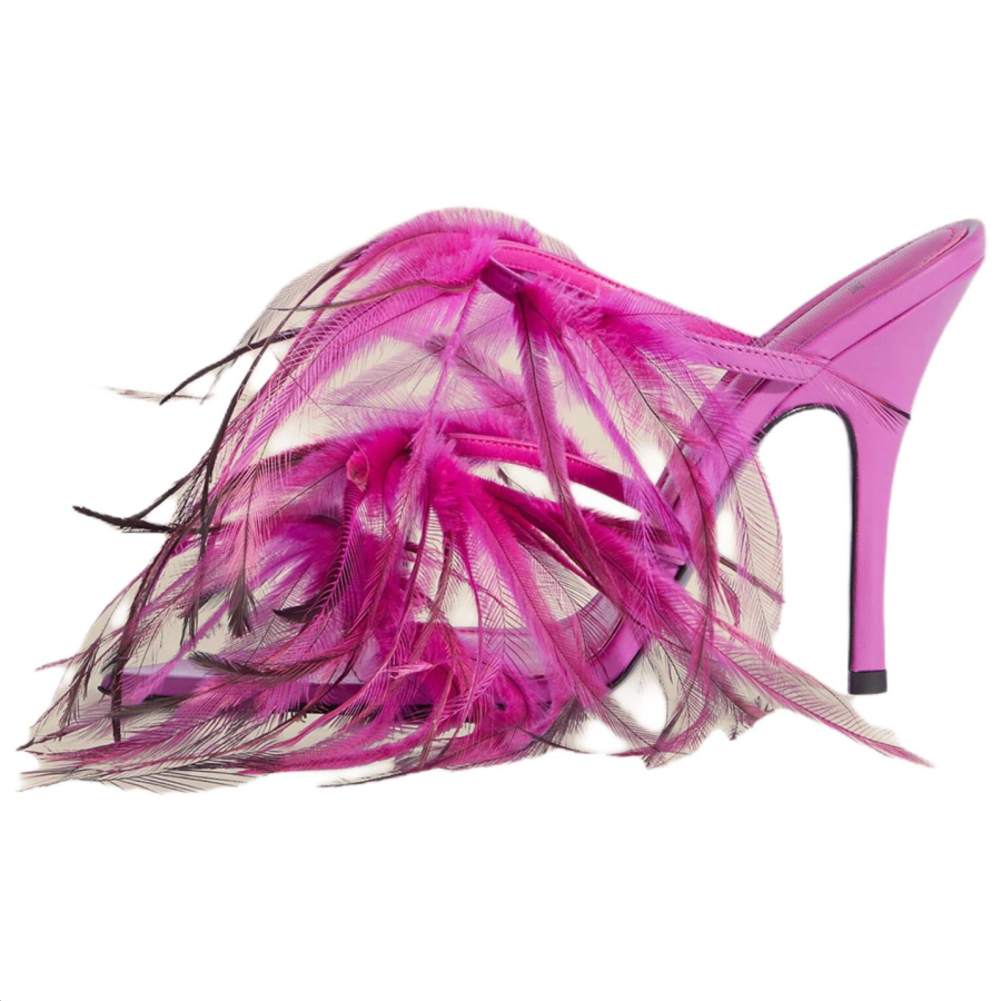 The Attico Slide Slippers 10.5cm Women's Fuchsia
