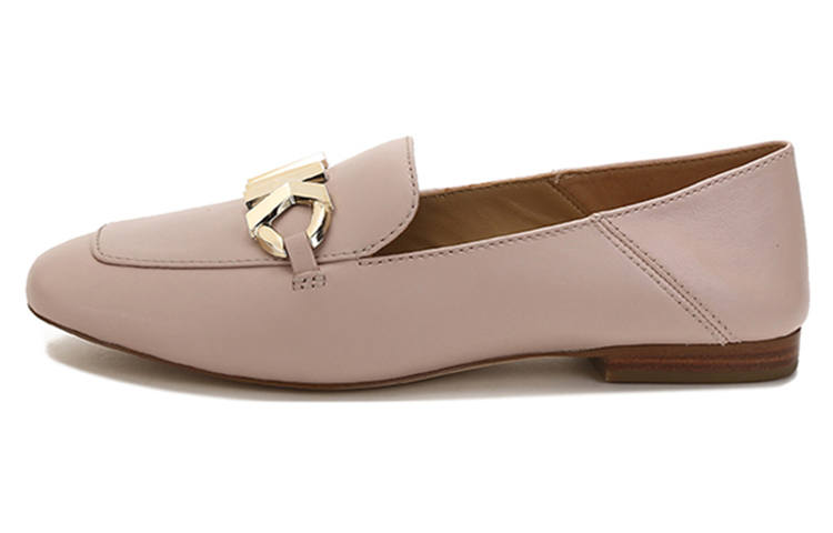 MICHAEL KORS Leather Loafers Women's Soft Pink