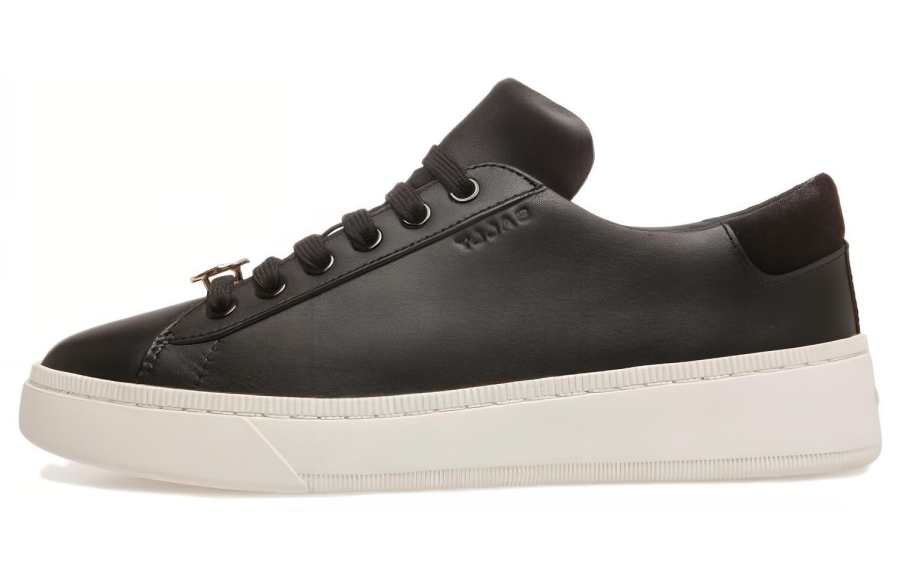 BALLY BALLY Logo-plaque Leather Sneakers