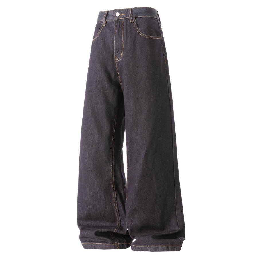 Jeep Jeans Unisex Dark Blue Moderate Wide Leg Pants
